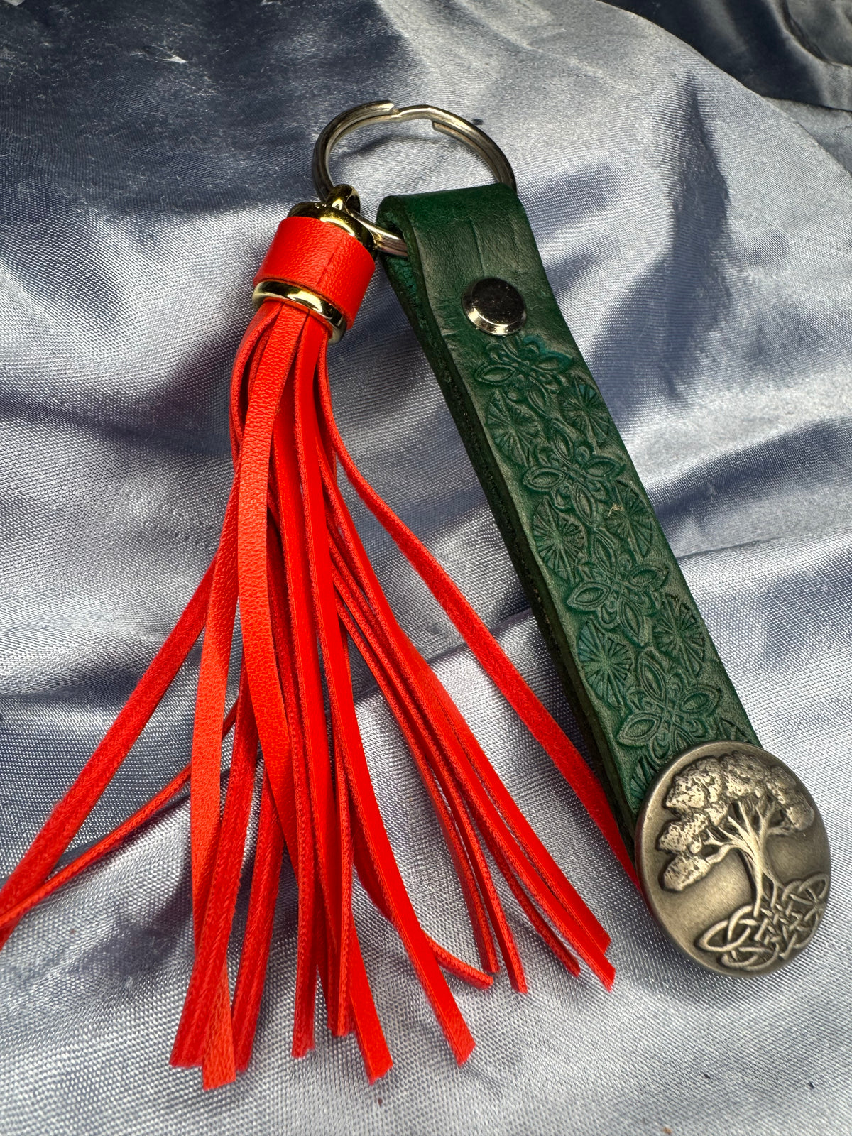 Keychain - Red Tree