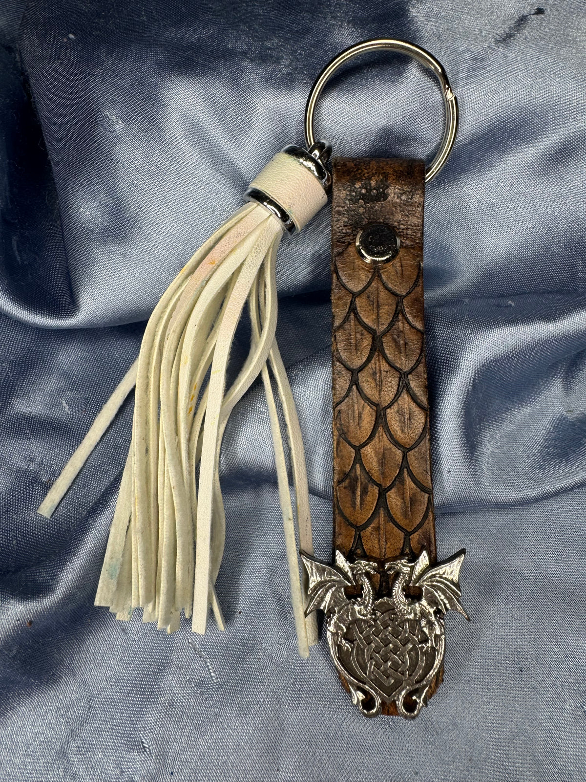 Keychain - White Dragon