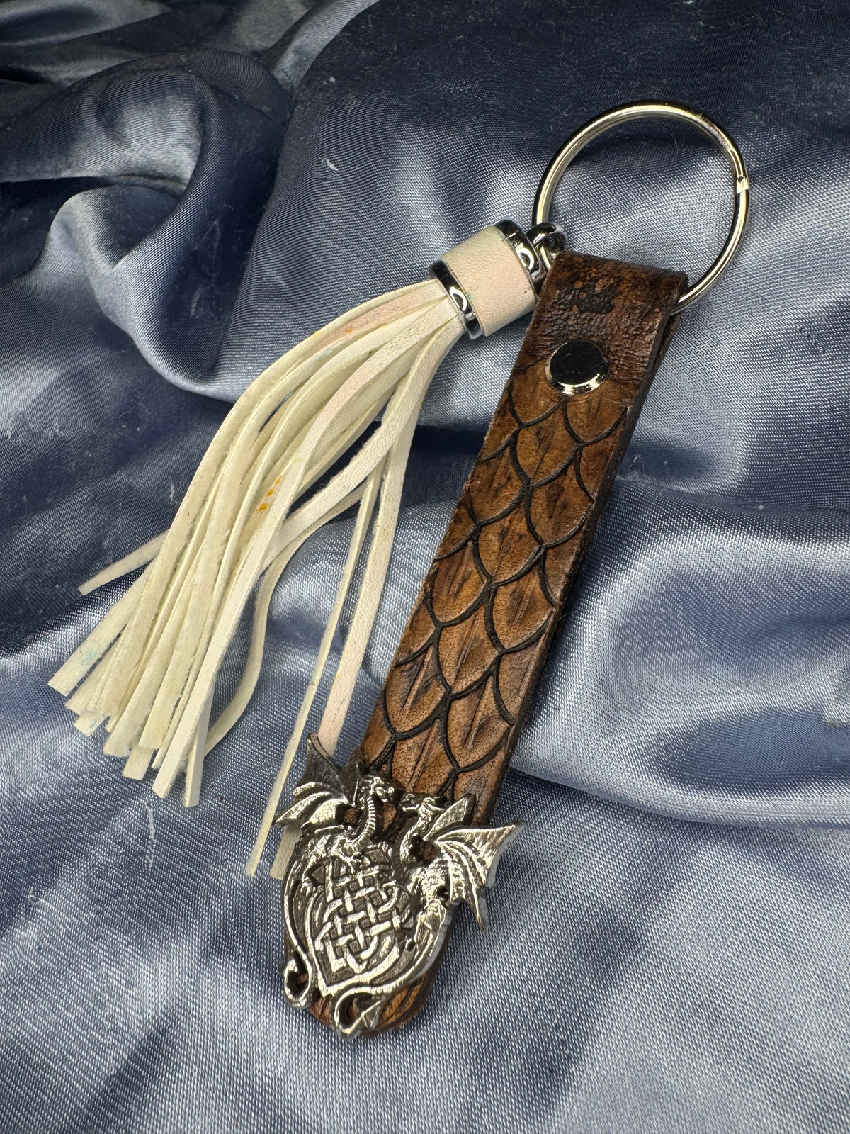 Keychain - White Dragon