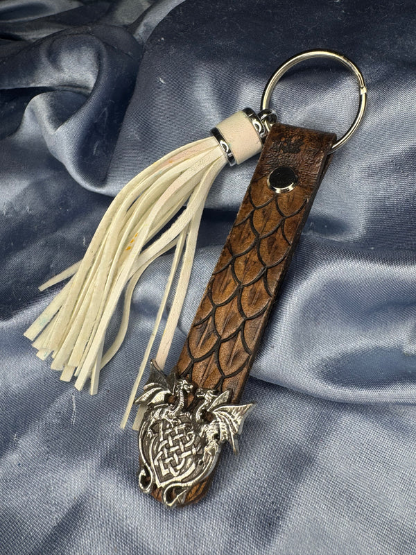 Keychain - White Dragon