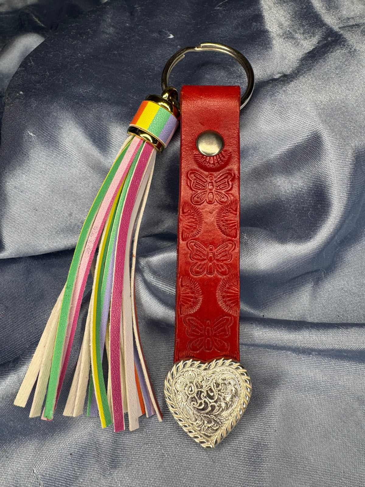 Keychain - Rainbow Heart
