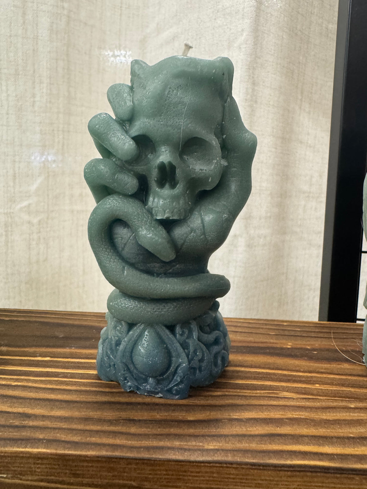 Skull/Snake Candle