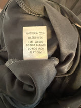 Luxxel Selena Tulle Maxi Dress in Charcoal Gray