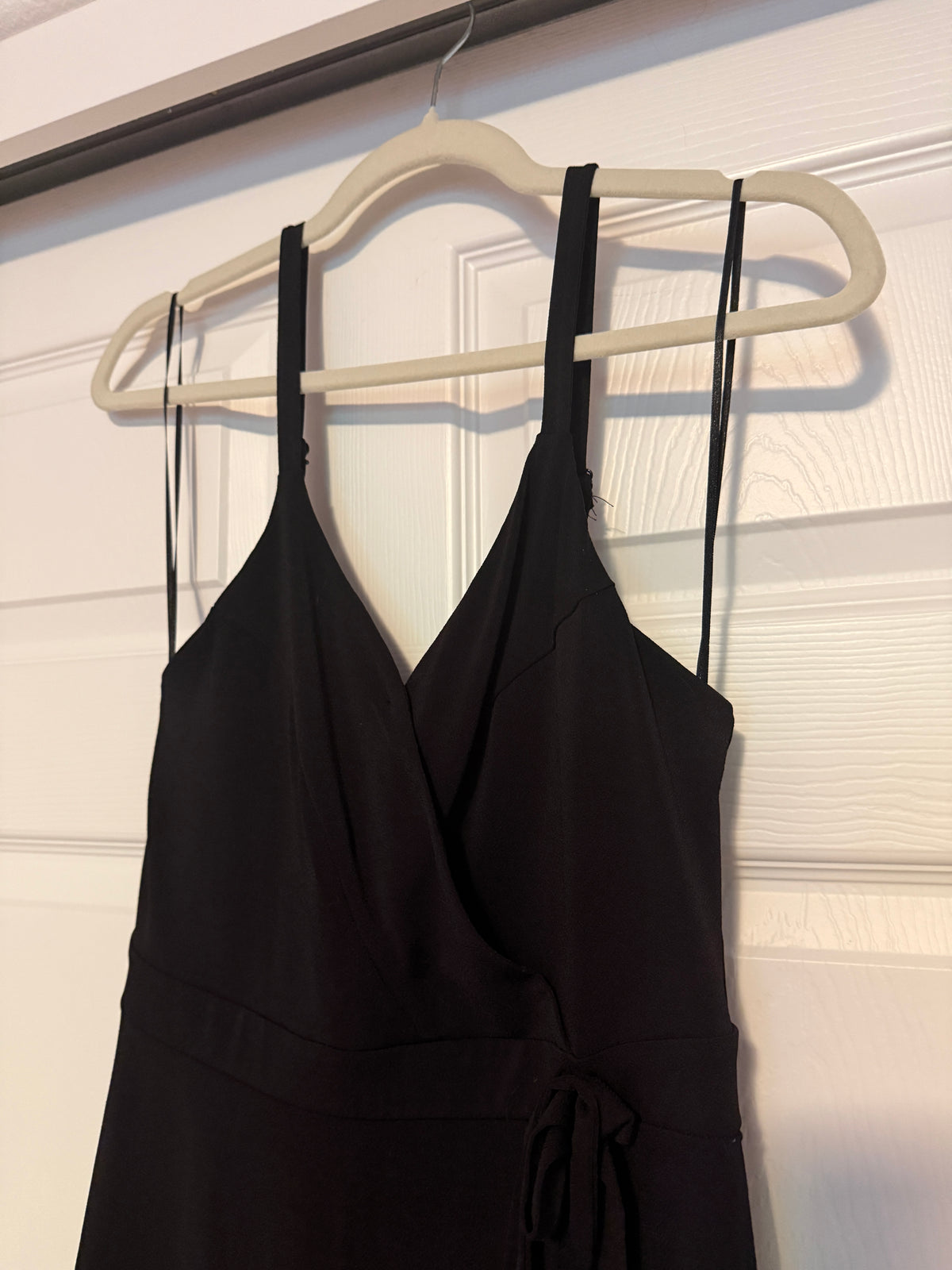 Candies's Spaghetti Strap Romper Dress in Black