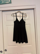 Candies's Spaghetti Strap Romper Dress in Black
