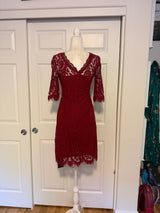 NWT Pinup Fashion Red Lace Mini Dress