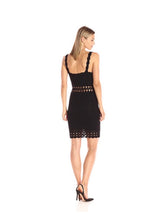 Guess Cassidy Crochet Mini Dress in Black
