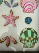 Painted Shells in Frame
