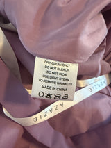 Azazie Clarice A-Line Halter Chiffon Dress in "Wisteria"
