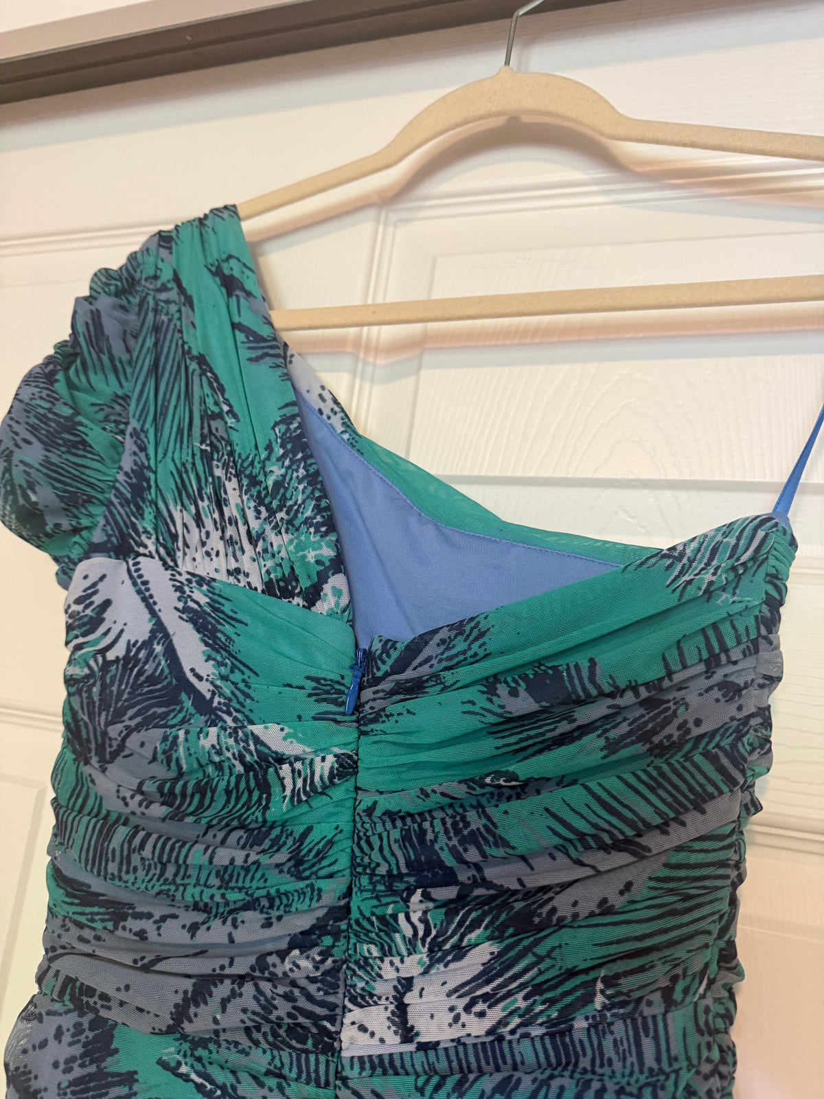 BCBGMaxAzria "Mia" One Shoulder Dress