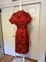 Handmade Qipao Cheongsam Silk Dress - Gorgeous!