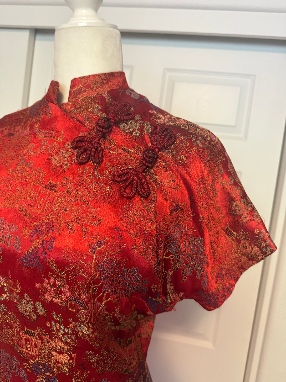 Handmade Qipao Cheongsam Silk Dress - Gorgeous!