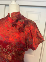 Handmade Qipao Cheongsam Silk Dress - Gorgeous!