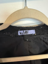 Vylette Black Sequin Blazer