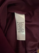 Adrianna Papell Burgundy/Purple Lace Mini Dress