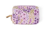 Lilac Floral-Zip Wallet