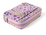 Lilac Floral-Zip Wallet