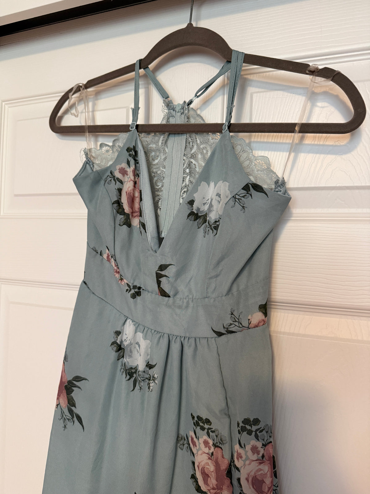 Fourteen Twelve mint green floral maxi dress