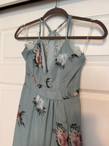 Fourteen Twelve mint green floral maxi dress