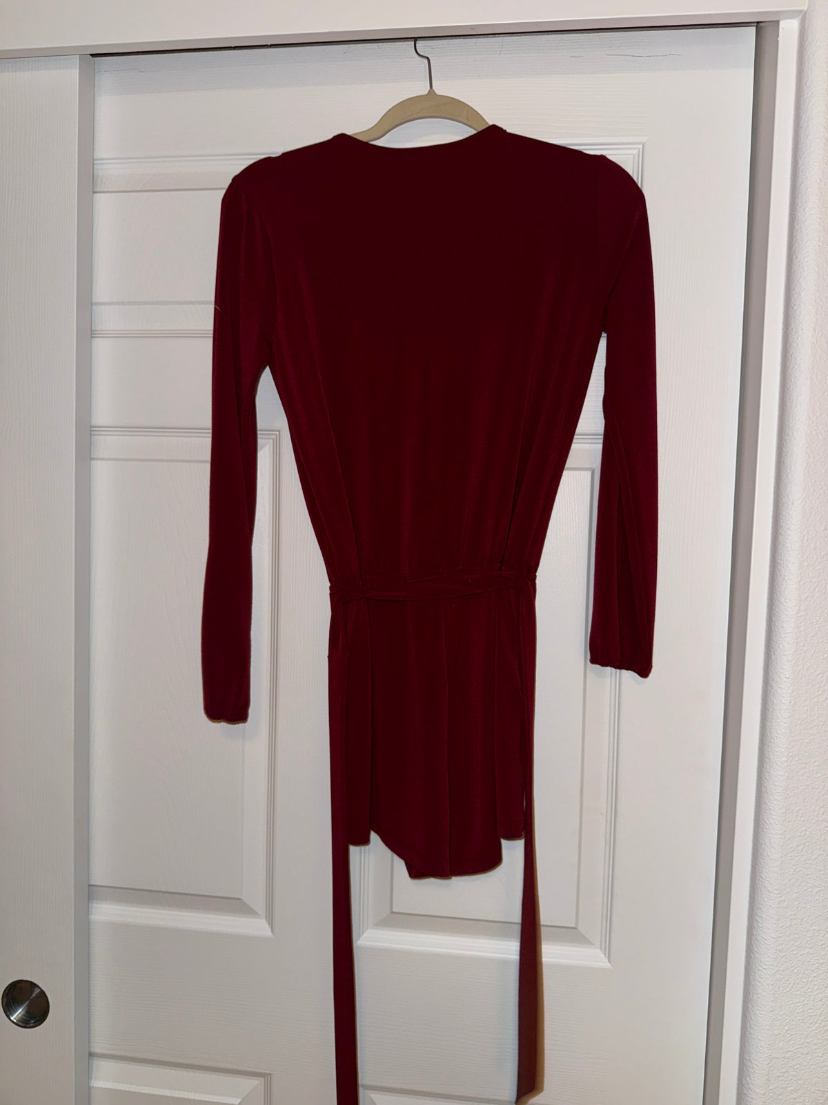 Veronica M Eggplant Kimono Sleeve Stretch Romper Size XS