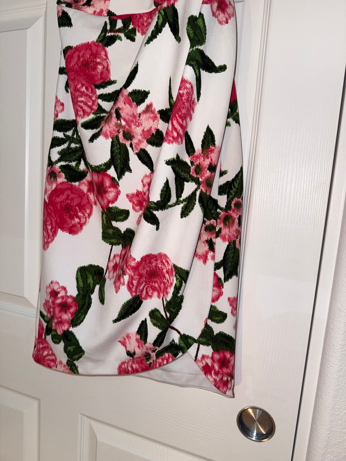 CHELSEA28 - Floral Print One-Shoulder Dress Size XXS