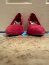 White House Black Market Fuchsia Lana Cardinal Suede Pointy Pumps