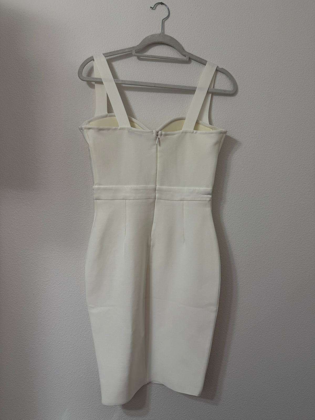 NWT Fashion Nova Love Me Bandage Midi Dress in White