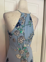 Candie's Blue/White Floral Maxi Dress Sz M