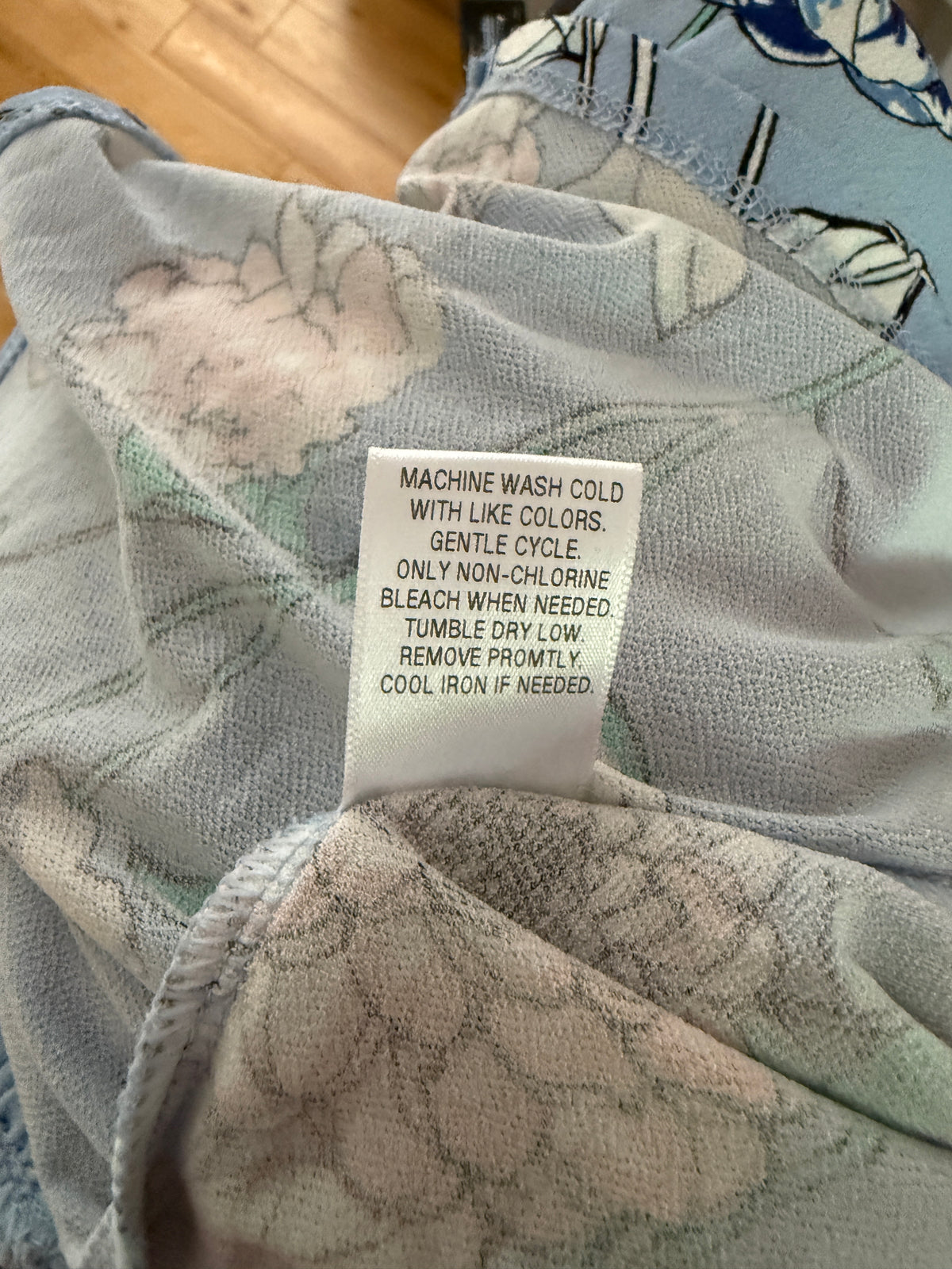 Candie's Blue/White Floral Maxi Dress Sz M