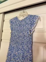 Lost + Wander Pick Me Blue Floral Print Midi Dress size S