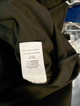 Wilfred Free by Aritzia Faux Suede Midi Pencil Skirt with Slits in Black Size 2