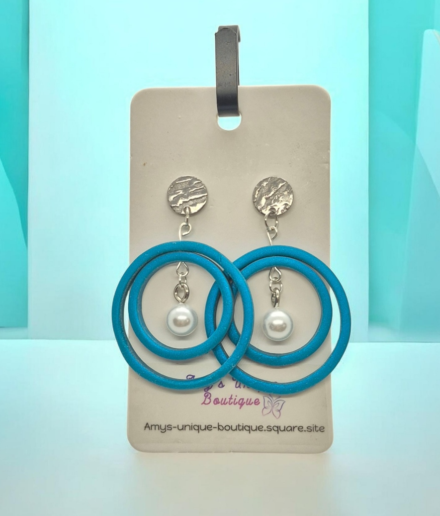 Saturn Pearl Earrings