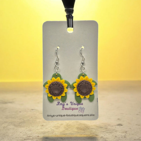 Sunflower Turtles Earrings