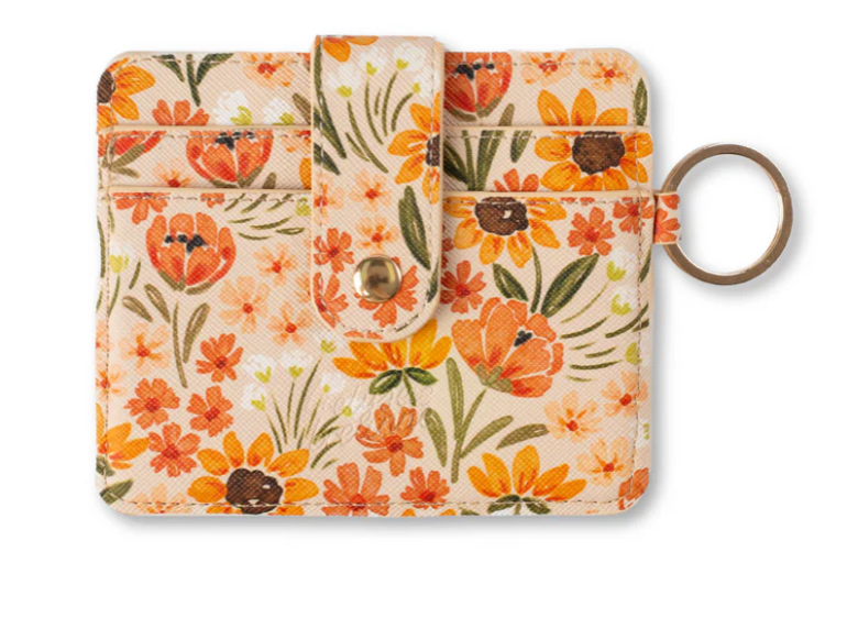 Sunny Poppies-ID Card Wallet