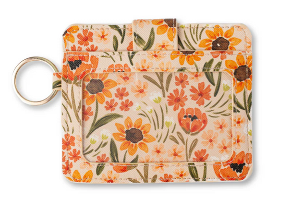 Sunny Poppies-ID Card Wallet