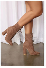 Carlos by Carlos Santana Sandra Boots in Tan Suede
