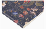 Vegan Leather Notebook-Forest Flowers