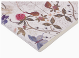 Vegan Leather Notebook-Symmetrical Flora