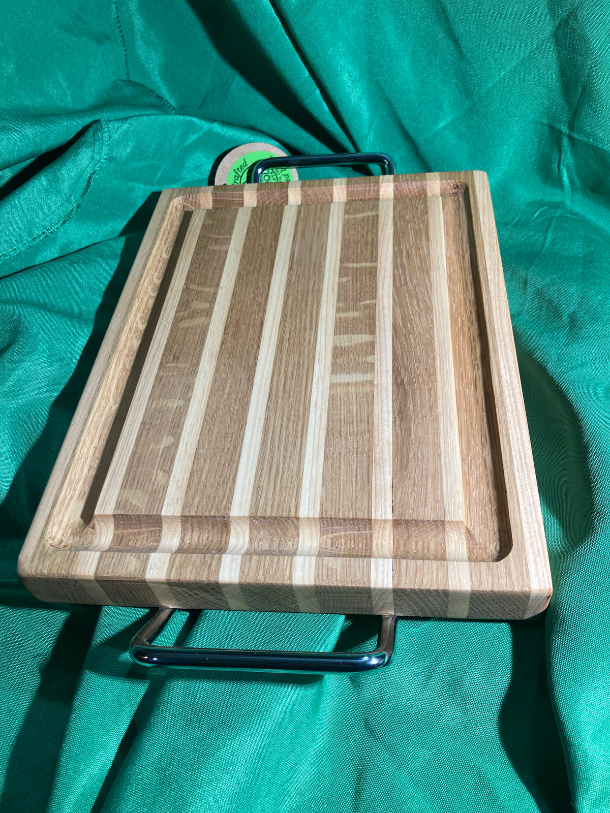 Wood cutting board. Juice