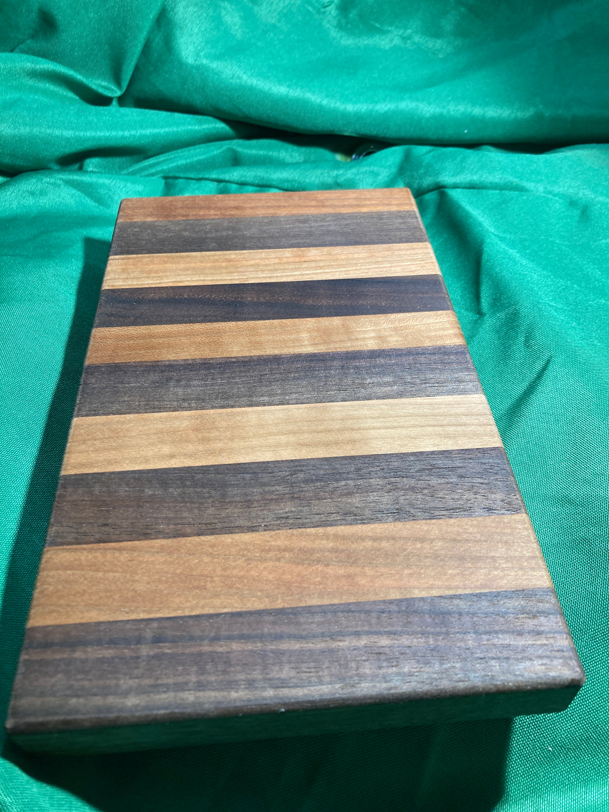 Wood trivet. Small cutting board with feet. Charcuterie boards. Handcrafted reclaimed wood. Plant stand. Display tray. Reclaimed Cherry wood and walnut wood.