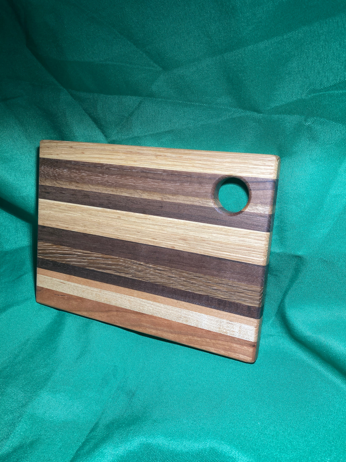 6”x 8” Small charcuterie board with hanging hole. Personal charcuterie. Cheese board. Reclaimed wood handcrafted. Oak, maple, cherry, walnut wood.