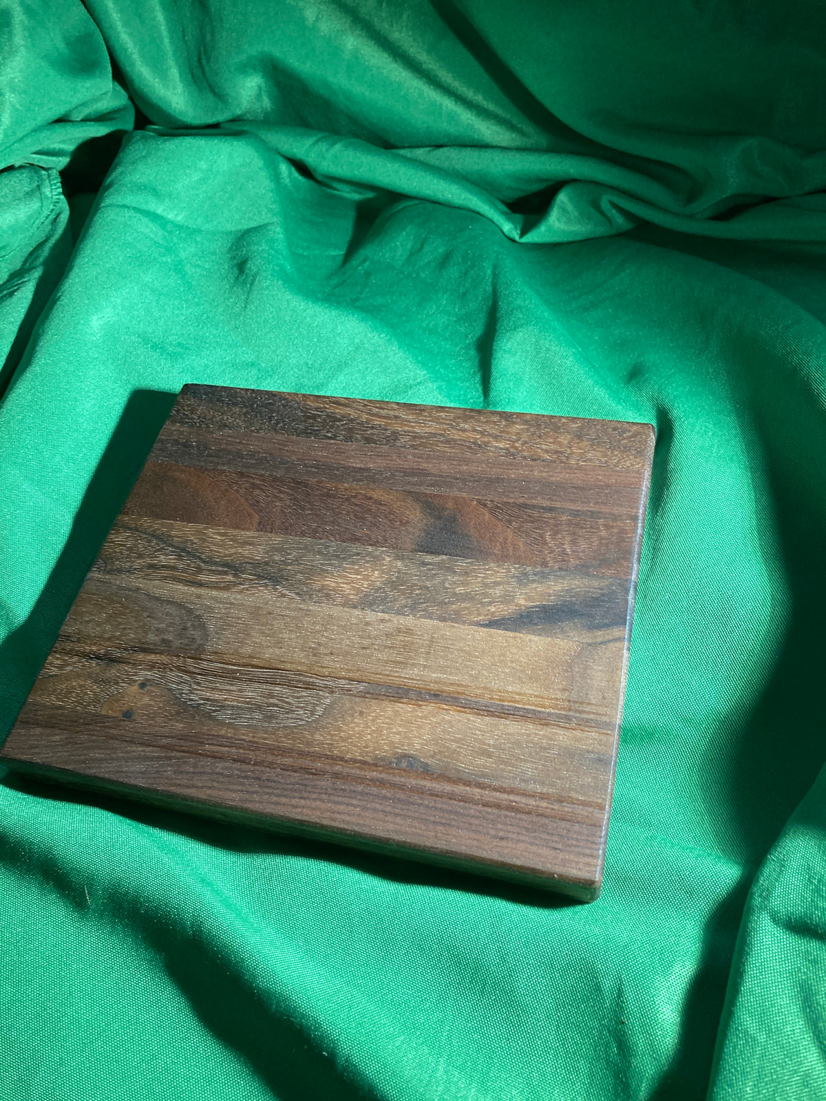 Small wood cutting board. Handcrafted charcuterie board. Cheese board. Small kitchen, r.v., camping, dorm room. Reclaimed wood. Crafted with black walnut wood.