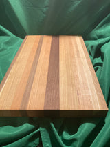 Extra large cutting board. 12”x18”. Kitchen food prep. Family gatherings. Reclaimed wood. Handmade gift. Cherry wood. Walnut wood.