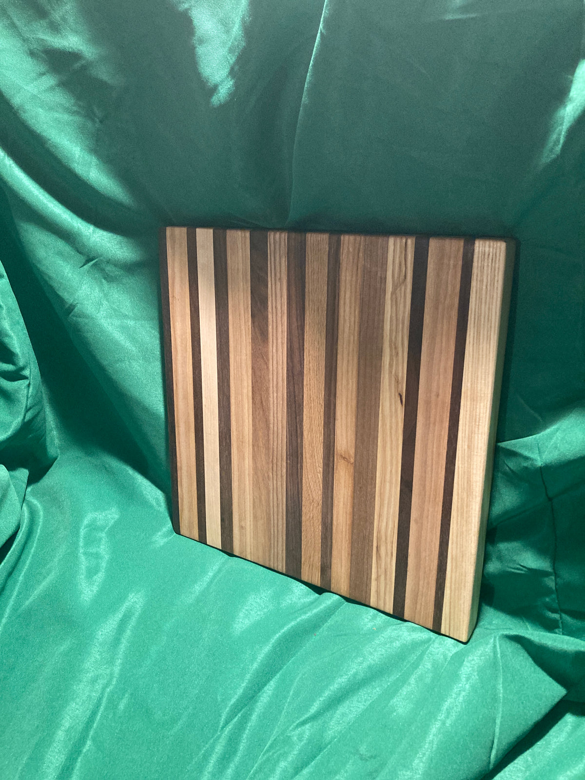 Large cutting board 12”x12”. Kitchen prep. Chopping board. Charcuterie. Reclaimed wood. One of a kind. Handmade gift. Walnut wood maple wood oak wood.