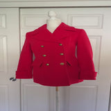 J. Crew Stadium Cloth Majesty Peacoat