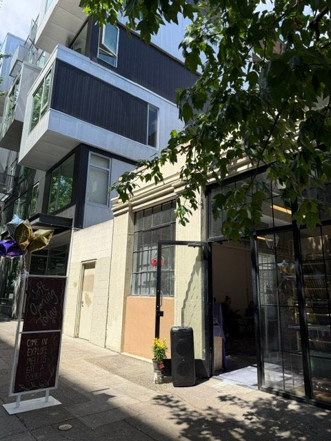 The front door entrance to Lost & Found in Portland